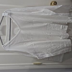 NWT Old Navy Women's V-Neck Long Sleeve T-Shirt Top Calla Lily 4X